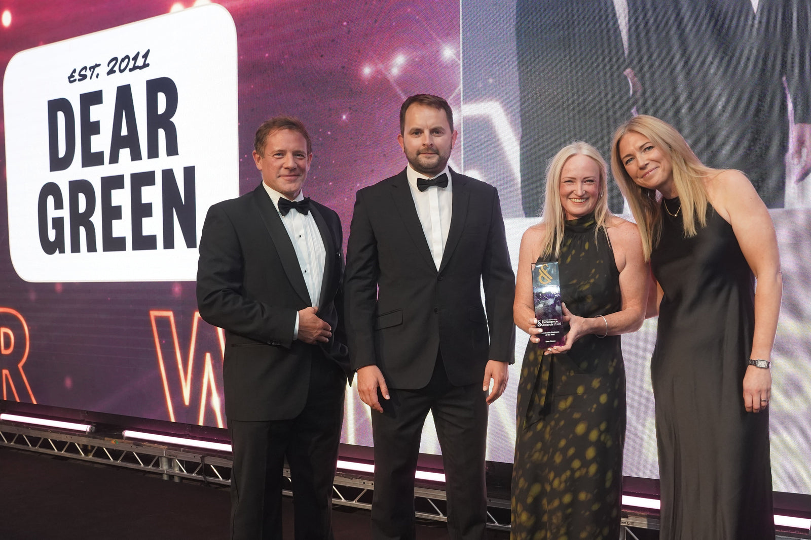 We won! Dear Green named Scotland Food & Drink Excellence Award's Sustainable Business of the Year
