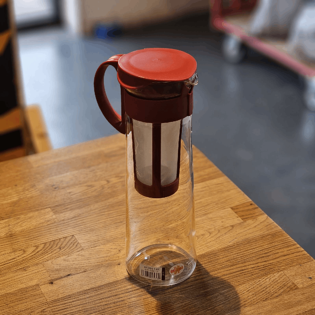 Hario Mizudashi Cold Brew Coffee Maker (Red) - 1L